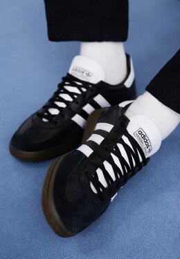 Adidas Originals: Чёрные кроссовки  Handball Spezial