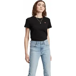 Levi's: Чёрная футболка  The Perfect Tee