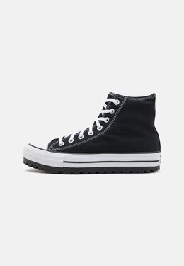 Converse: Чёрные кеды  Chuck Taylor All Star