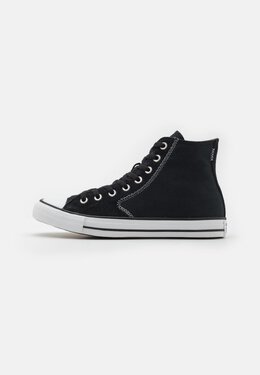 Converse: Чёрные кеды  Chuck Taylor All Star