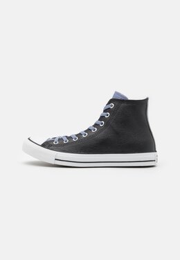 Converse: Чёрные кеды  Chuck Taylor All Star