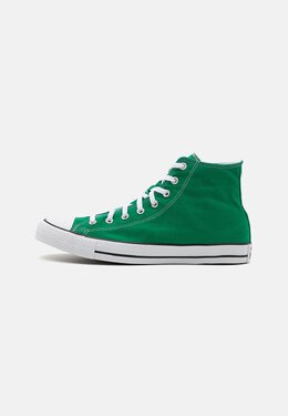 Converse: Зелёные кроссовки  Chuck Taylor All Star