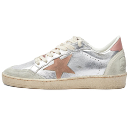 Golden Goose: Серебристые кроссовки  Ball Star