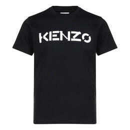 Kenzo: Чёрная футболка 