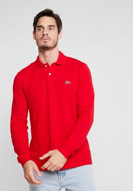 Lacoste: Красное поло 