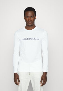 Emporio Armani: Белая футболка 