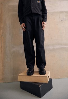 Carhartt WIP: Чёрные брюки 