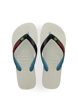 Havaianas: Белые шлёпанцы 