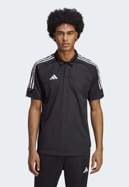 Adidas: Чёрное поло  Tiro