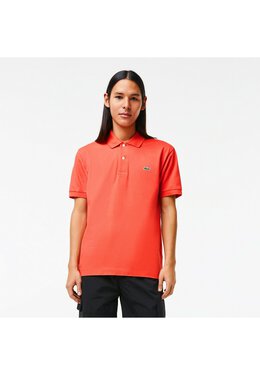 Lacoste: Оранжевая рубашка 