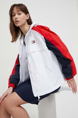 Tommy Jeans: Белая куртка 