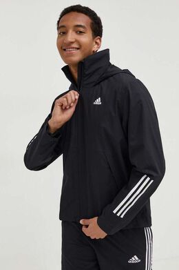 Adidas: Чёрная куртка 