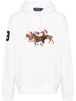 Polo Ralph Lauren: Белая толстовка 