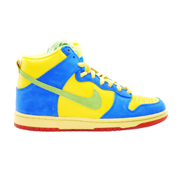 Nike: Жёлтые кроссовки Dunk High Pro SB