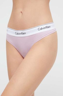 Calvin Klein Underwear: Фиолетовые шлёпанцы 