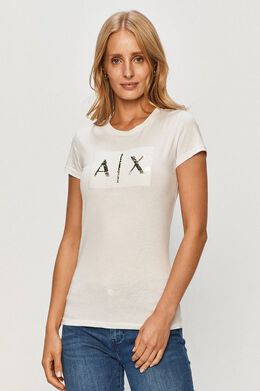 Armani Exchange: Хлопковая футболка 