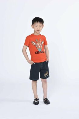 Kenzo Kids: Хлопковая футболка