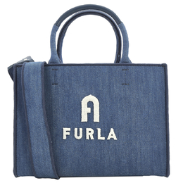 Furla: Серебристая сумка-шоппер  Opportunity