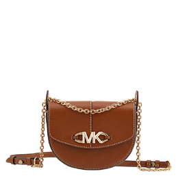 Michael Kors: Коричневая сумка через плечо 