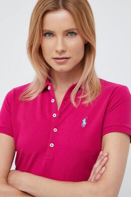 Polo Ralph Lauren: Розовая рубашка 