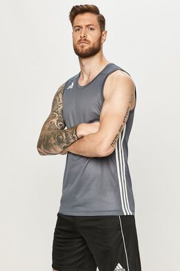 ADIDAS PERFORMANCE: Серая футболка 