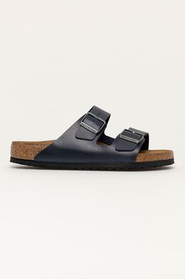 Birkenstock: Тёмные шлёпанцы 