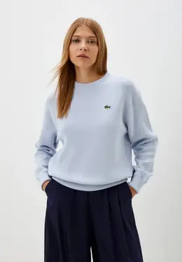 Lacoste: Голубой свитер 