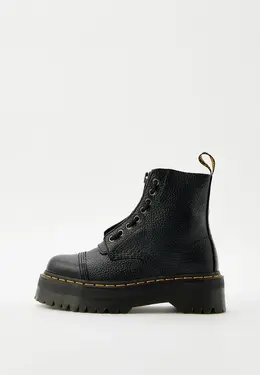 Dr. Martens: Чёрные ботинки 