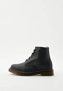 Dr. Martens: Чёрные ботинки 