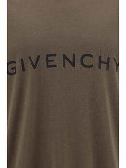 Givenchy: Футболка цвета хаки