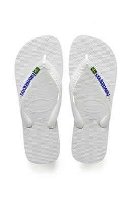 Havaianas: Белые шлёпанцы 