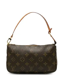 Louis Vuitton Pre-Owned: Коричневый клатч