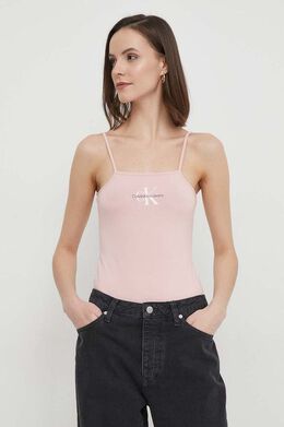 Calvin Klein Jeans: Розовый купальник 