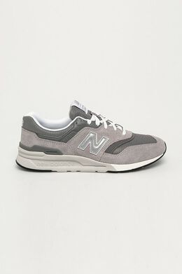 New Balance: Серебристые кроссовки  997