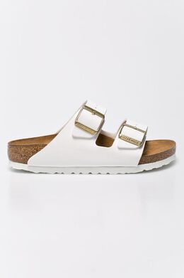 Birkenstock: Белые шлёпанцы 