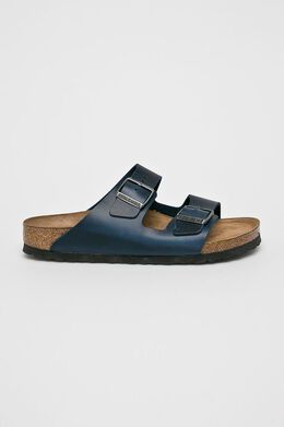 Birkenstock: Тёмные шлёпанцы 