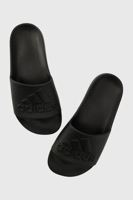 Adidas: Чёрные шлёпанцы 