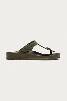 Birkenstock: Зелёные шлёпанцы  Gizeh