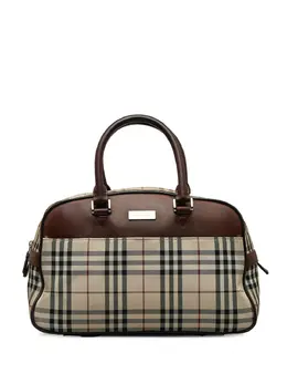 Burberry Pre-Owned: Бежевая сумка