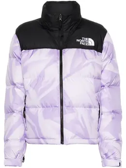 The North Face: Фиолетовая куртка  Nuptse