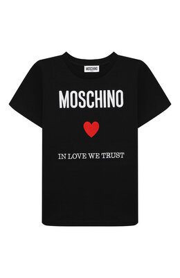 Moschino: Хлопковая футболка 