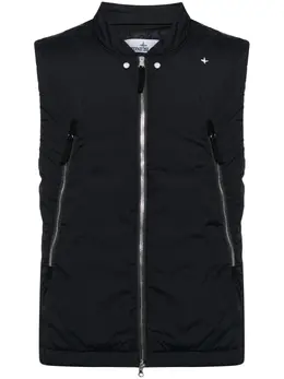 Stone Island: Чёрный жилет 