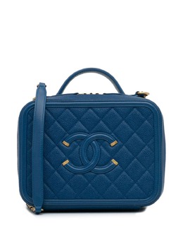 CHANEL Pre-Owned: Голубая сумка 