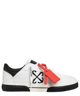 Off-White: Белые кроссовки  Vulcanized