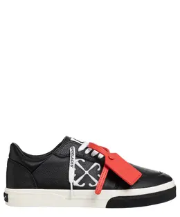 Off-White: Чёрные кроссовки  Vulcanized