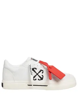 Off-White: Белые кроссовки  Vulcanized