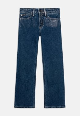 Calvin Klein Jeans: Серебристые джинсы