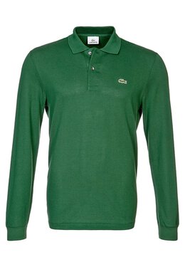 Lacoste: Зелёное поло 