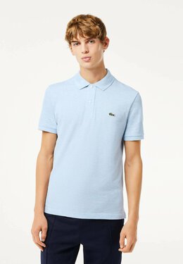 Lacoste: Синее поло 