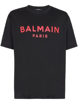 Balmain: Хлопковая футболка